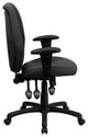 High Back Gray Fabric Ergonomic Executive Swivel Chair