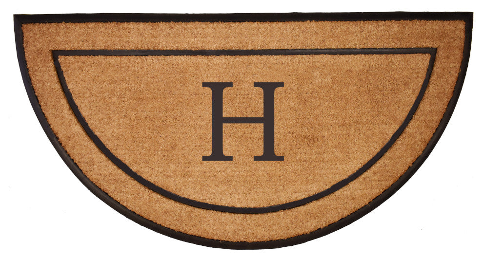 Calloway Mills The General Monogram Doormat, Letter H