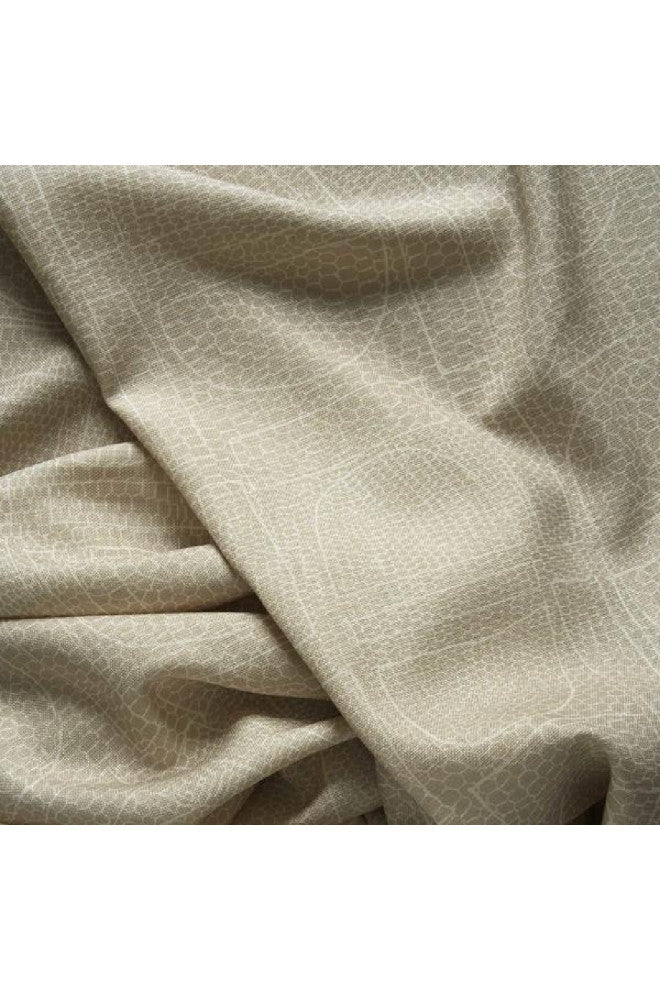 Snakeskin Print Square Cushion | Andrew Martin Curzon, Light Brown