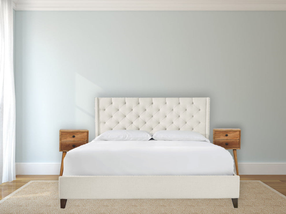 Mini 2 Drawer Oak-ish Nightsand