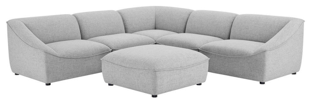 Comprise 6-Piece Sectional Sofa Light Gray