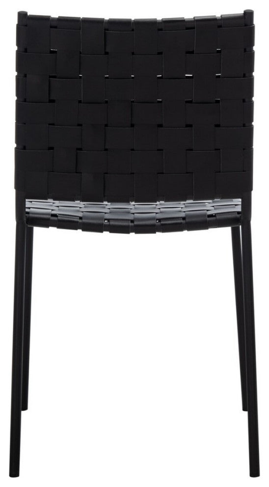 Safavieh Wesson Woven Dining Chair, Black