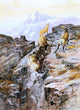 Charles Marion Russell Big Horn Sheep - 18" x 27" Premium Canvas Print