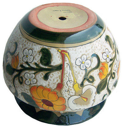 Big Lily/Sunflower Talavera Ceramic Pot