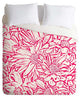 Deny Designs Lisa Argyropoulos Daisy Daisy In Bold Pink Duvet Cover - Lightweigh