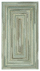 Capel Sherwood Forest Green Olive 0980_250 Braided Rugs - 3' X 5' Concentric Rec
