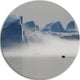 Nature Of Greenland, Landscape Photo Disc Metal Artwork, 11"