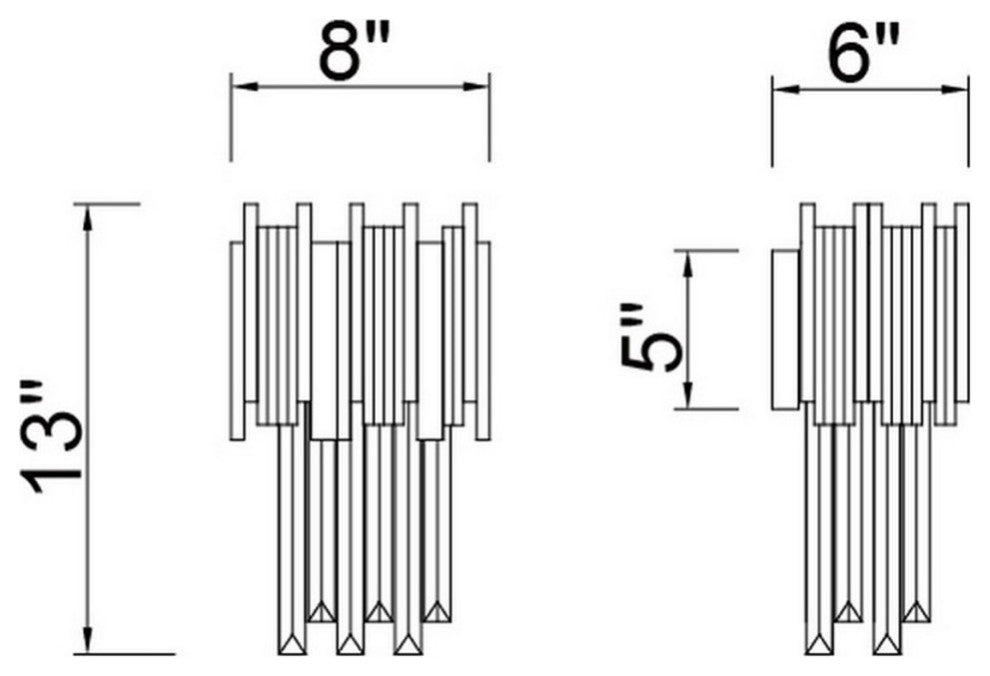 Deco 1 Light Wall Light With Medallion Gold Finish