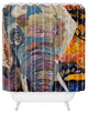 Elizabeth St Hilaire Nelson Elephant Shower Curtain