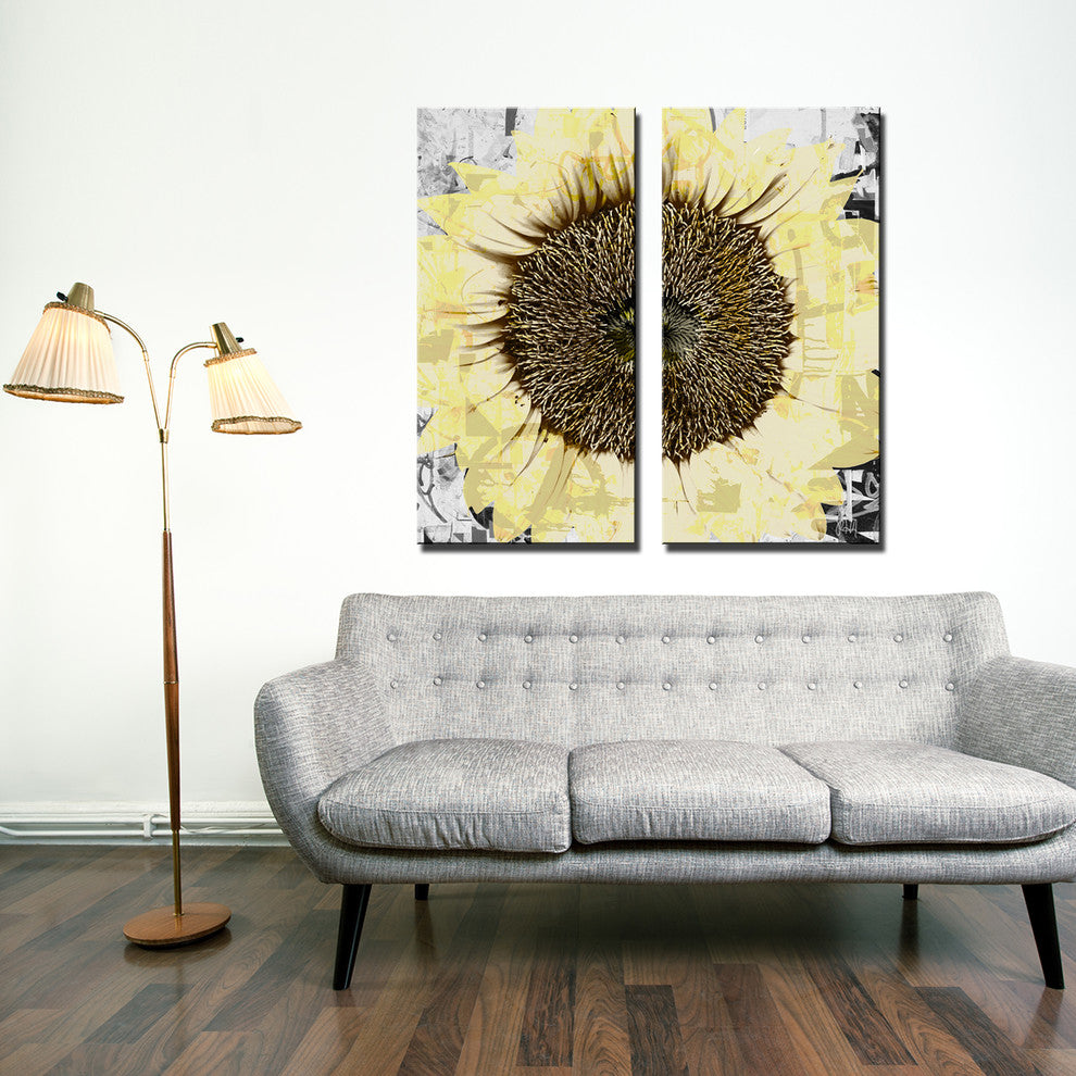 Painted Petals CIV Canvas Art, 2-Piece Set