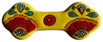 Canary Talavera Ceramic Drawer Pull
