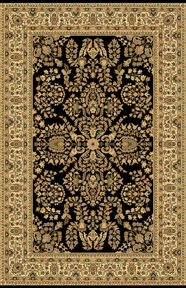 New Vision, Lilihan Black, 5'3"x7'10"