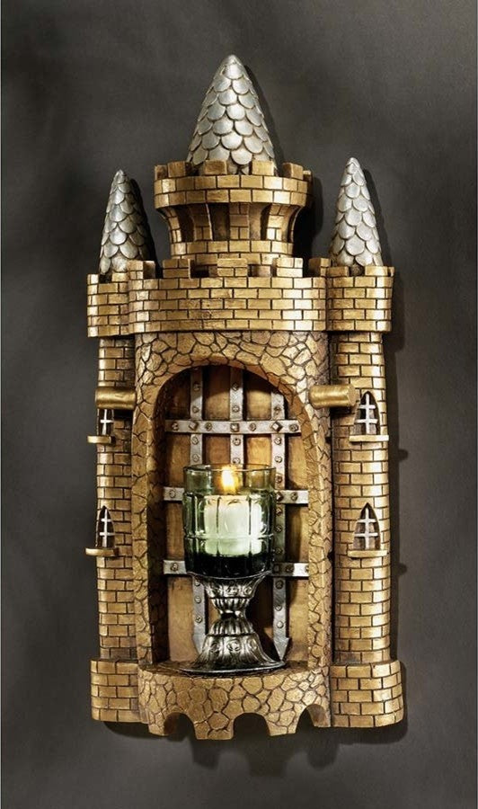 Castle Tower Gothic Wall Sculpture