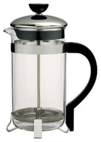 Primula Borosilicate Glass Classic Coffee Press, 8-Cup, Chrome