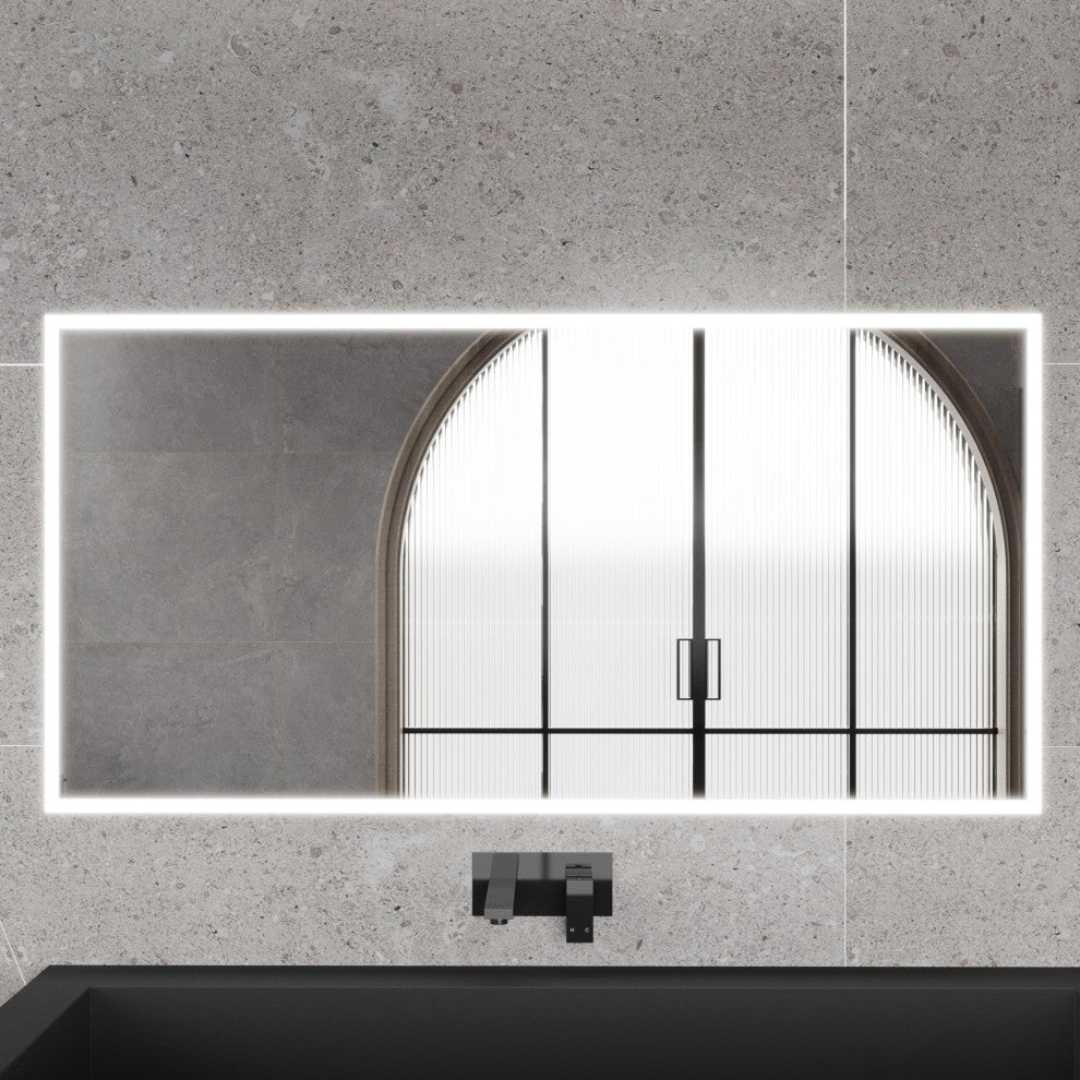 Bianca Modern LED Bathroom Vanity Mirror, 60''x30''