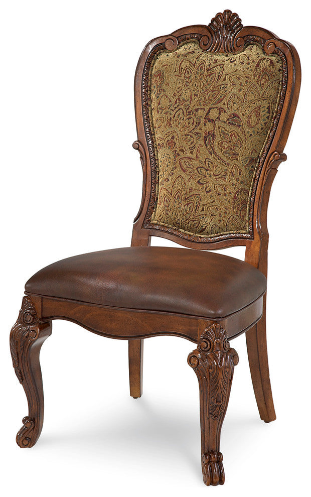 A.R.T. Furniture Old World Upholstered Back Side Chairs, Set of 2