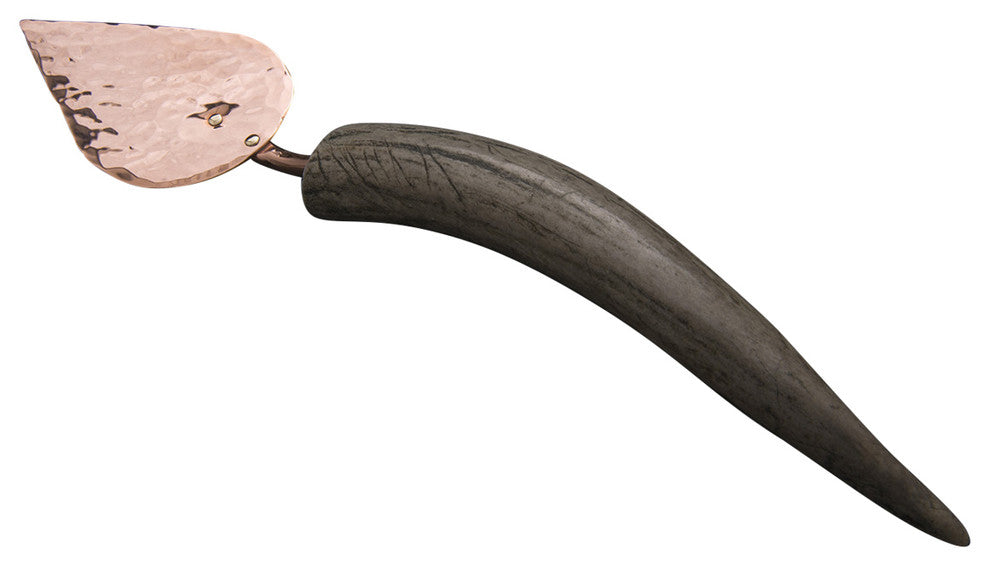 Brie Server, Copper, Antler Handle