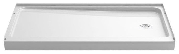 Sterling Ensemble 32"x60"x3.5" Vikrell Right-Hand Shower Base, White
