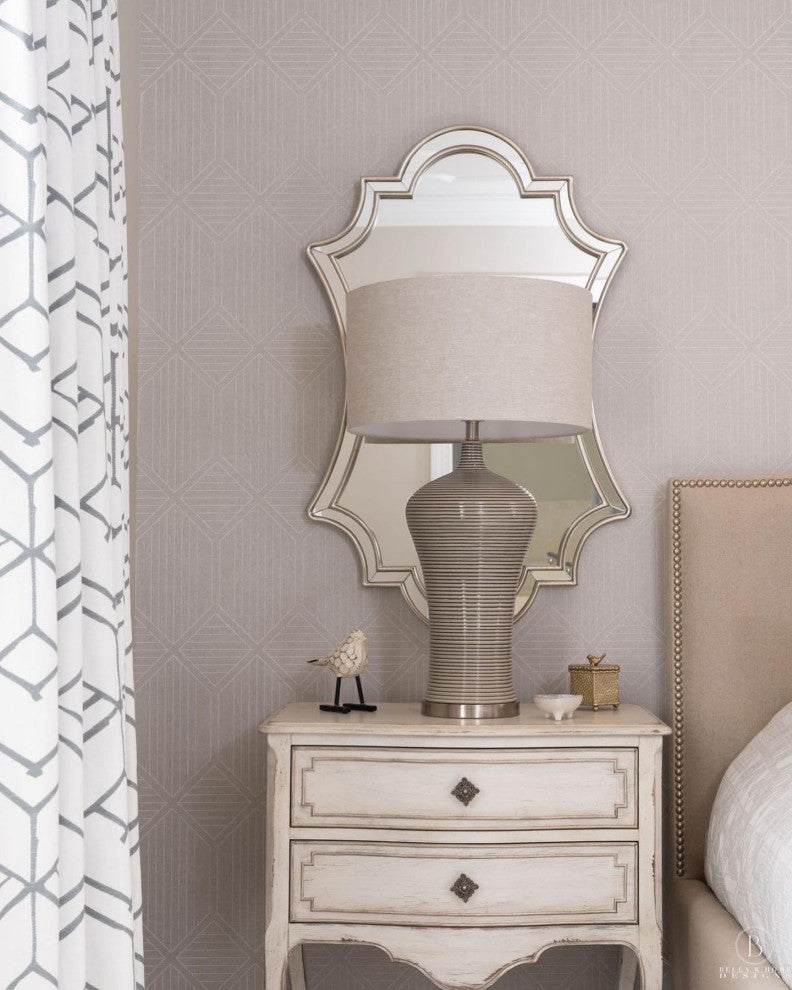 Curved Shaped Venetian Wall Mirror