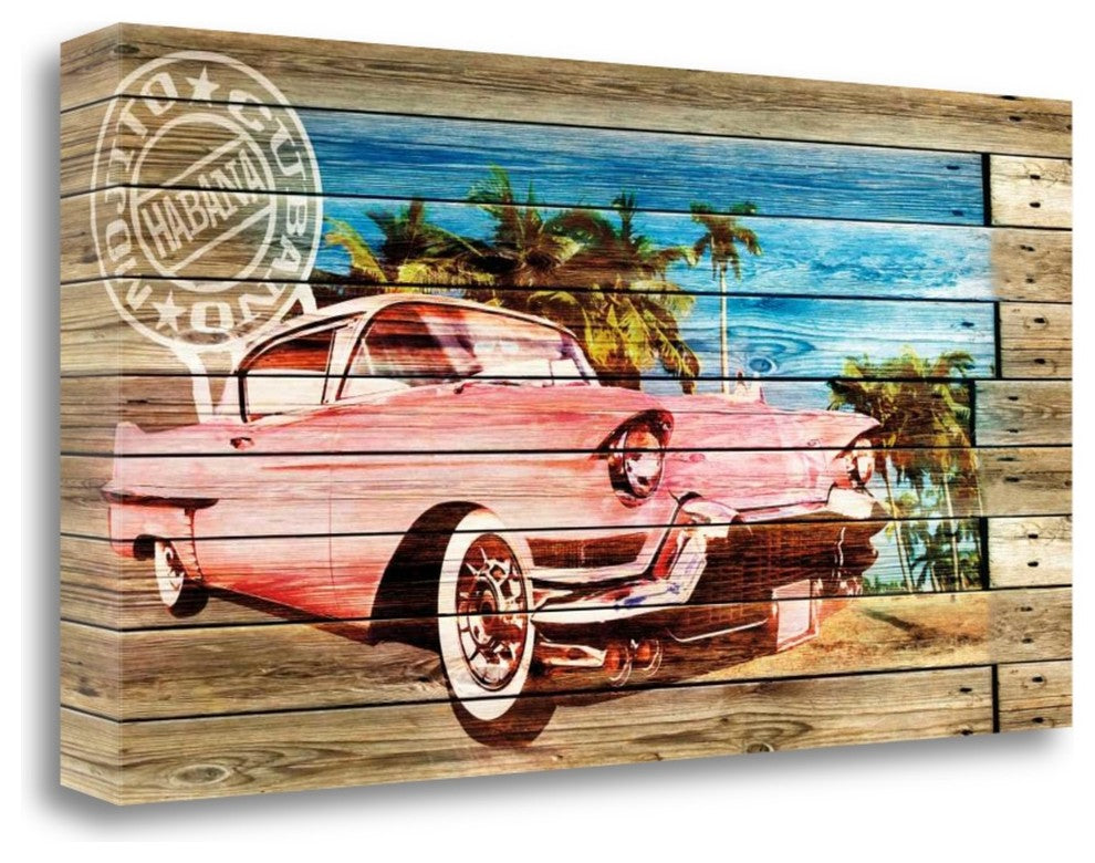 "Mojito Cubano" By Bresso Sola,Ready to Hang Giclee Print on Gallery Wrap Canvas