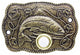 Trout Scene Door Bell, Antique Brass