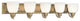 Handblown Satin Opal Bath Light, Antique Brass