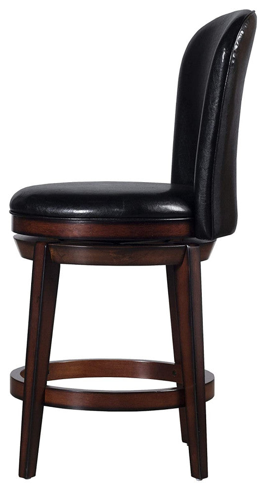 Swivel Counter Stool, Chestnut