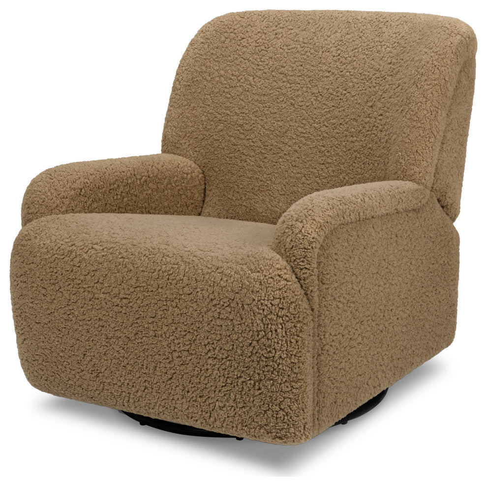 Winslow Extra Wide Recliner and Swivel Glider, Cortado Shearling