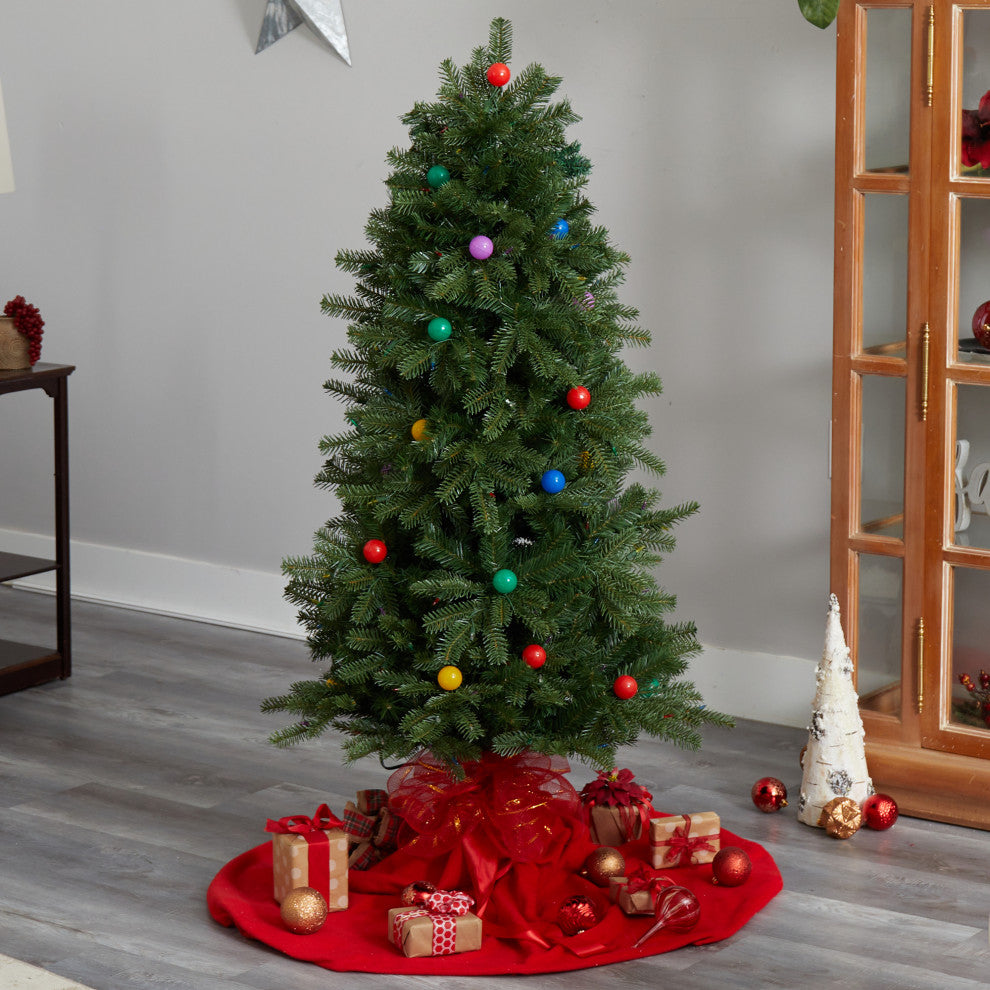 Nearly Natural T3294 5 Montana Mountain Fir Artificial Christmas Tree