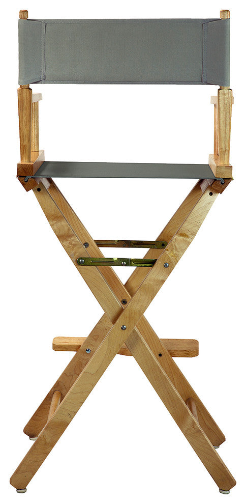 030" Director's Chair Natural Frame-White Canvas