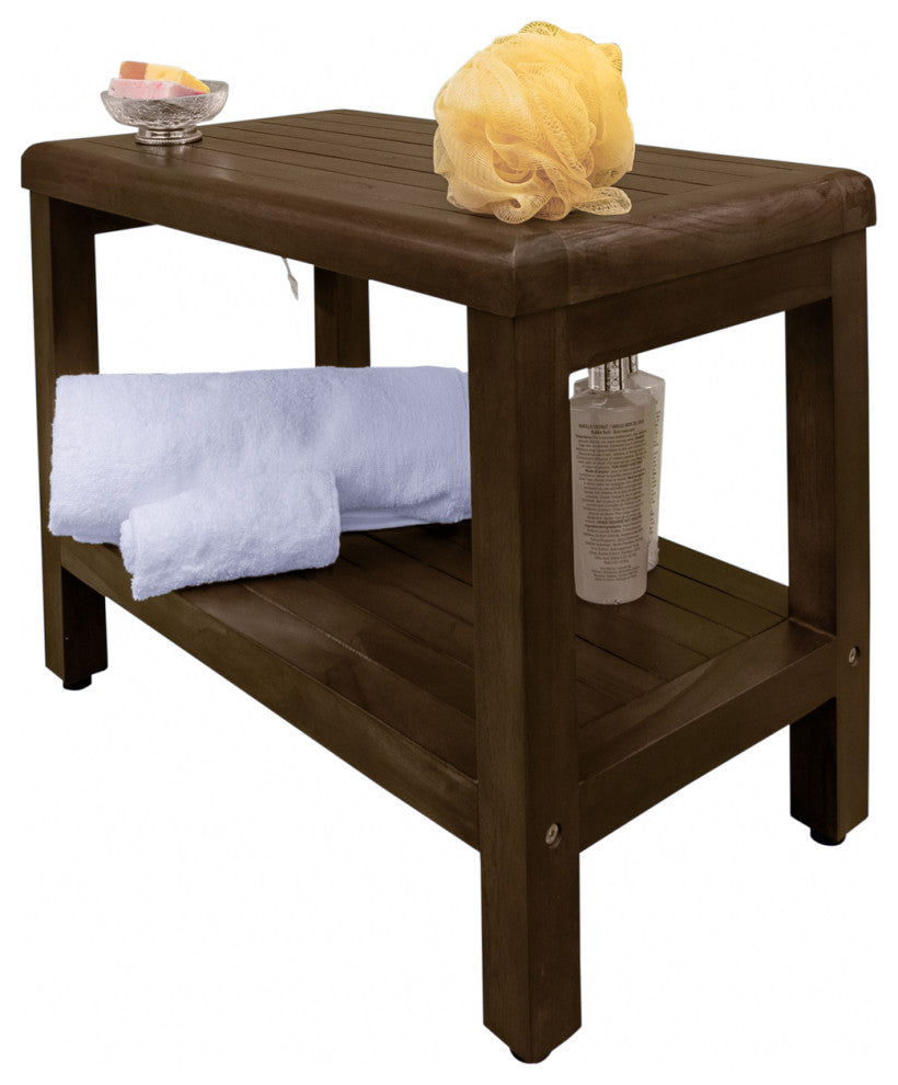 Classic Teak Shower Bench, 24"