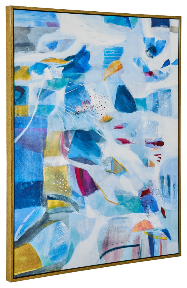 The Story of Water Framed Canvas