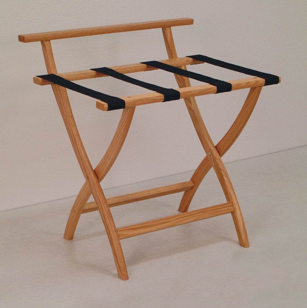 WallSaver Luggage Rack, Light Oak