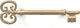 Pull 3" cc, Oil Rubbed Traditional Bronze and Stainless Steel Key Bar Pull