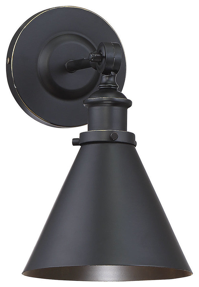 Glenn 1-Light Wall Sconce, Classic Bronze, 12"