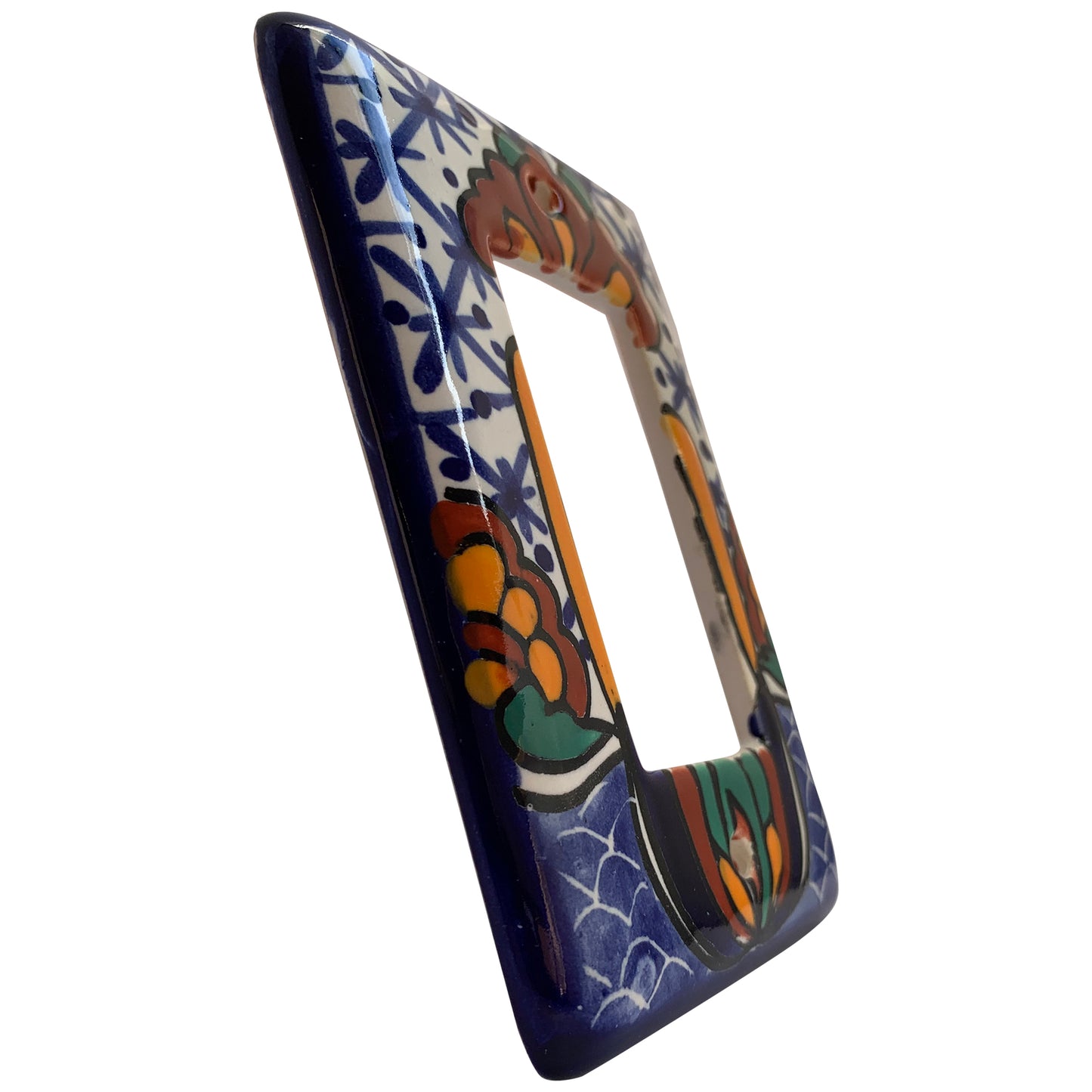 Single Decora Turtle Talavera Switch Plate