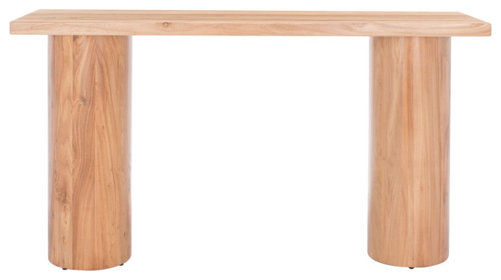 Safavieh Couture Sanchez Elm Wood Console Table Natural