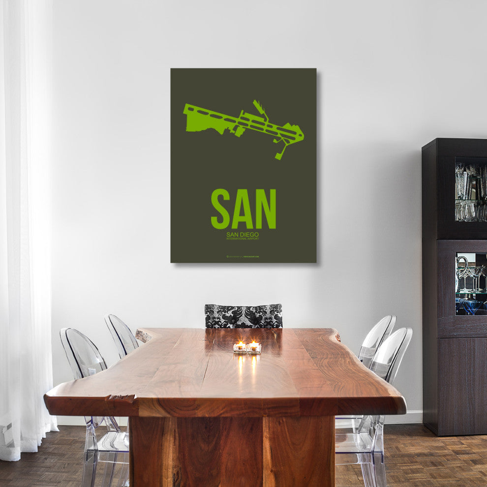 "SAN San Diego Poster 2" Fine Art Print