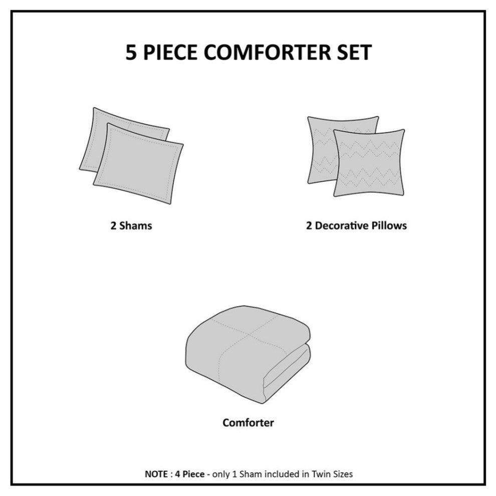 Urban Habitat Kids Callie Pom-Pom Rainbow Comforter Set