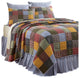 Farm Patchwork Quilt Set, Multicolored, King