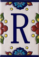 Mission Tile Letter R