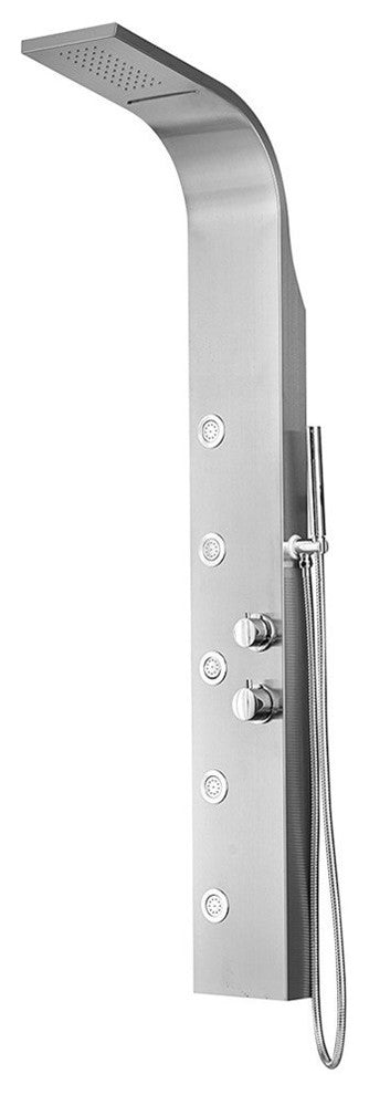 Talara 61" Stainless Steel Shower Panel System