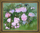 Vincent Van Gogh Still Life: Pink Roses Framed Premium Canvas Print, 20"x25"