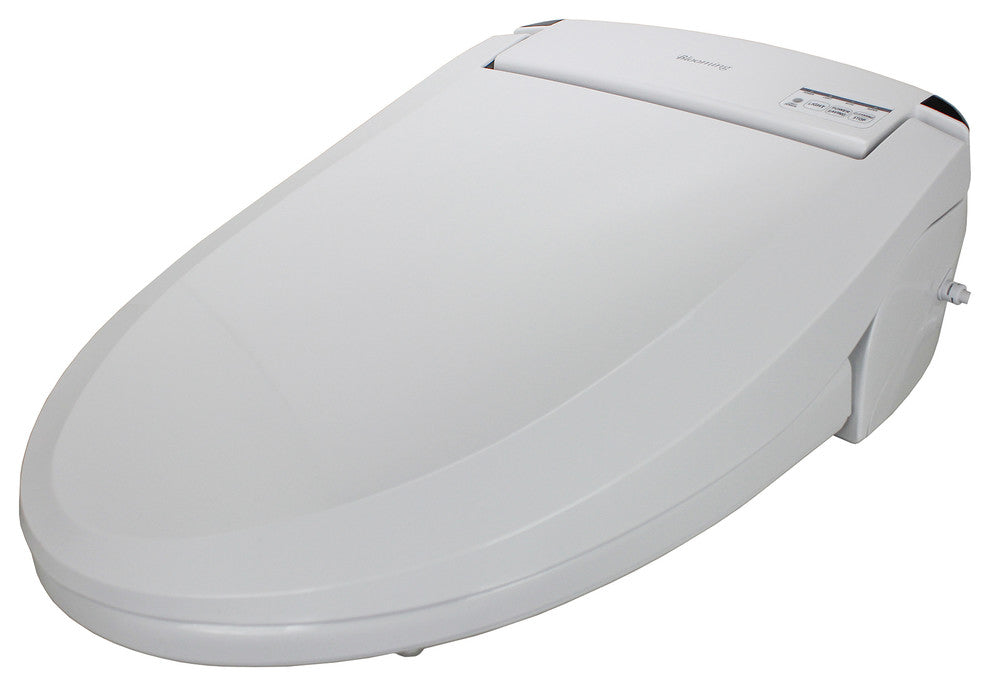 Blooming NB-R1063 Elongated White Bidet Toilet Seat With Remote