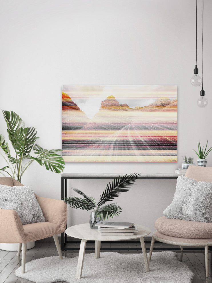 "Desert Travel" Print on Canvas, 24"x16"