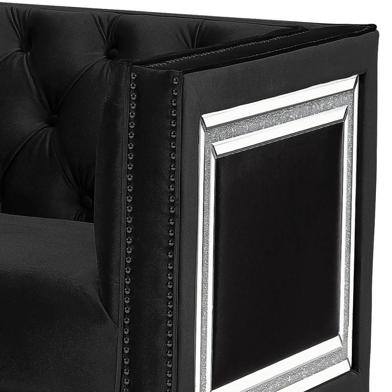 Heibero Chair, Black Velvet