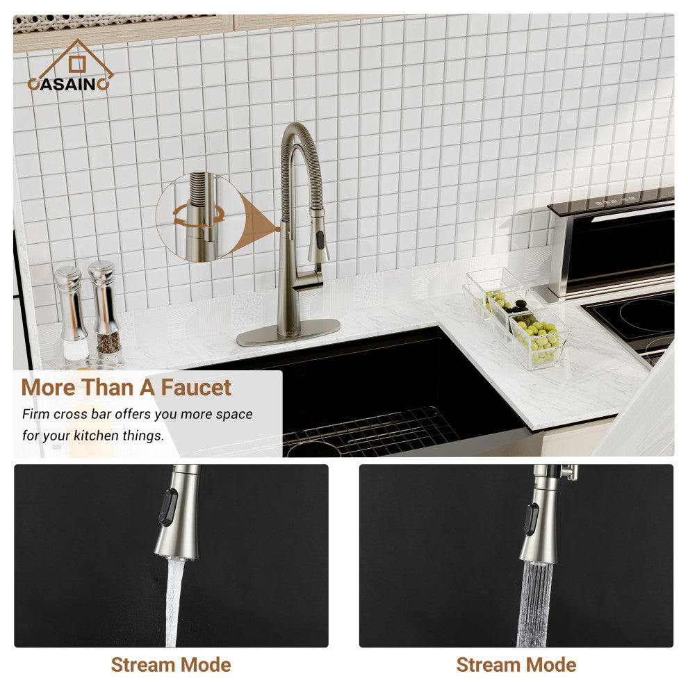 30in Farmhouse Stainless Steel Sink Single Bowl Apron Workstation Kitchen Sink