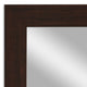 Pendleton Framed Wall Mirror, Walnut, 28" X 60"