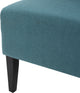 GDF Studio Sheldon Traditional Design High Back Fabric Dining Chair, Teal