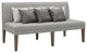 Picket House Furnishings Hayward Upholstered Dining Settee